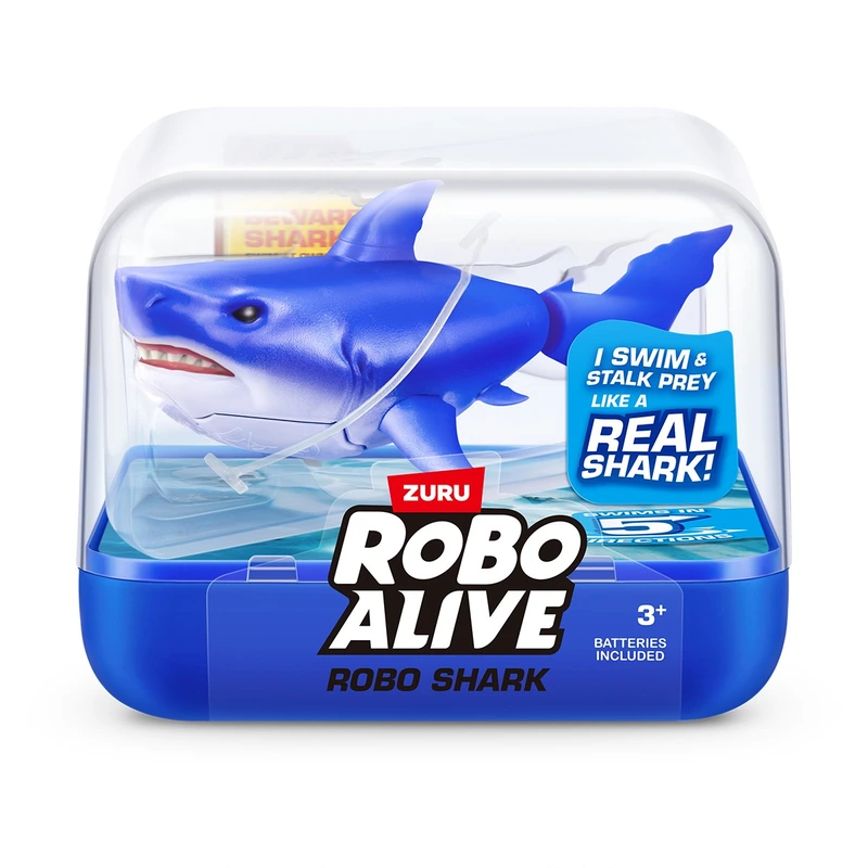 Інтерактивна іграшка ROBO ALIVE S1 – РОБОАКУЛА (синій) — Pets & Robo Alive