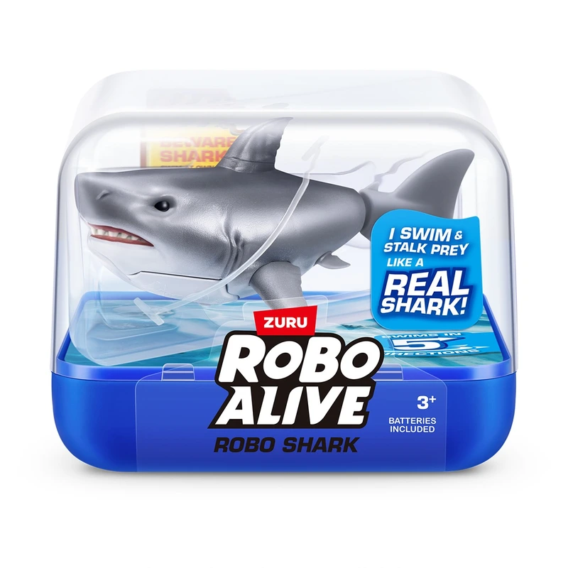 Інтерактивна іграшка ROBO ALIVE S1 – РОБОАКУЛА (сірий) — Pets & Robo Alive