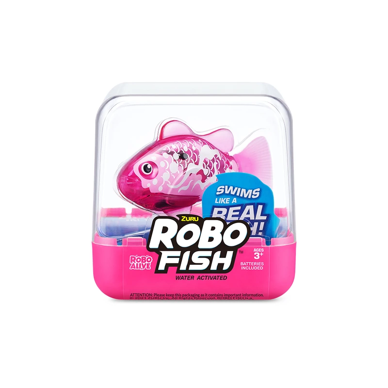 Інтерактивна іграшка ROBO ALIVE S3 – РОБОРИБКА (рожева) — Pets & Robo Alive