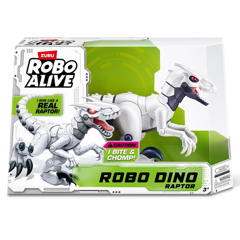 Інтерактивна іграшка ROBO ALIVE серії "Robo Dino" S1 – РАПТОР — Pets & Robo Alive