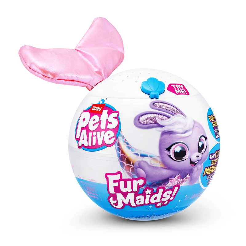 Інтерактивний ігровий набір PETS ALIVE серії "Furmaids" S1 – КОШЕНЯ ПУРЛ — Pets & Robo Alive