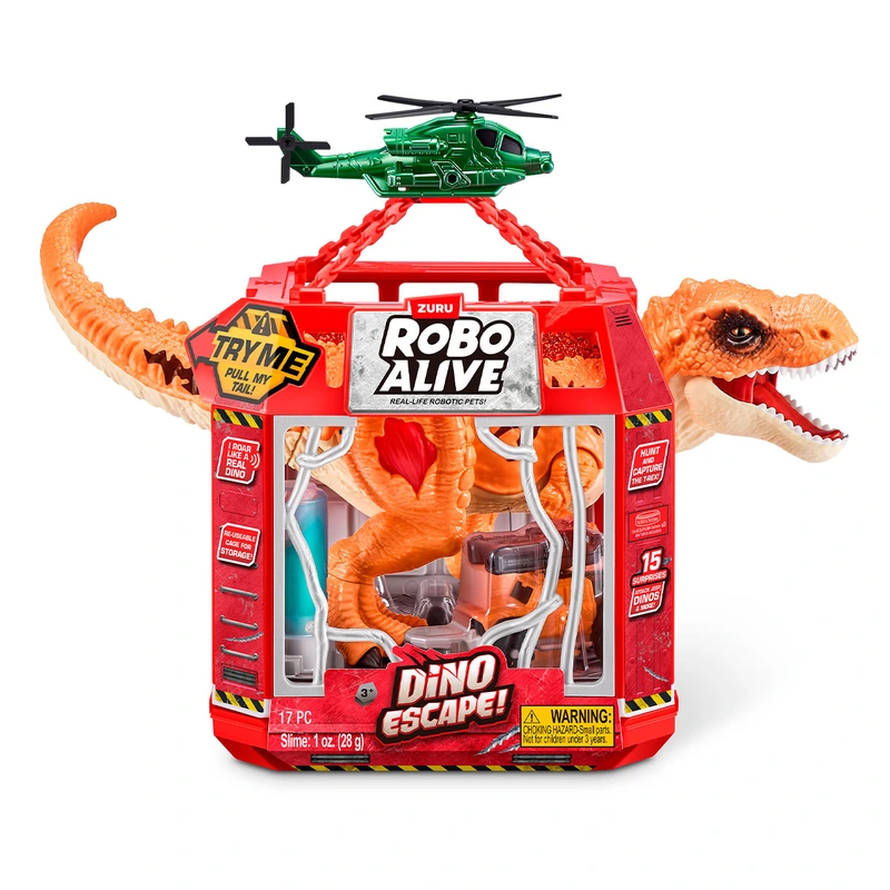 Інтерактивний ігровий набір ROBO ALIVE - ВТЕЧА ДИНОЗАВРА — Pets & Robo Alive