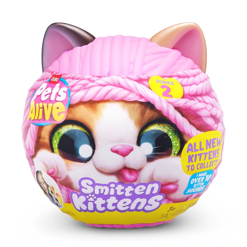 Інтерактивний ігровий набір-сюрприз PETS ALIVE S2 – ГРАЙЛИВІ КОШЕНЯТА (в асорт.) — Pets & Robo Alive