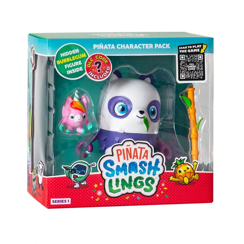 Ігровий набір PINATA SMASHLINGS – ПАНДА САНА (1 велика фігурка, 2 екскл. фігурки) — Pinata Smashlings