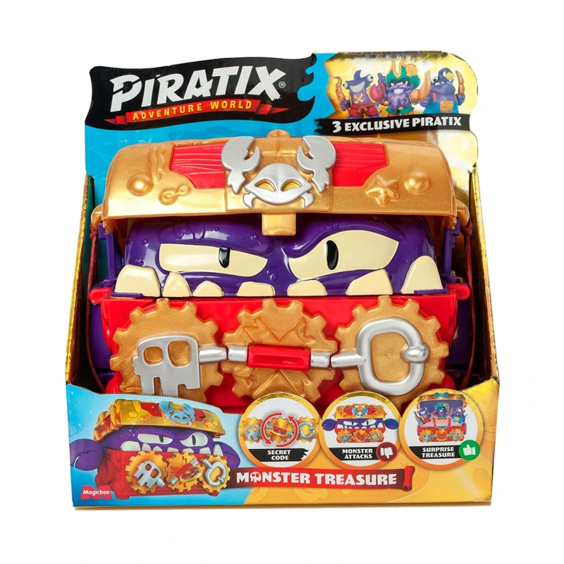 Дитячий іграшковий набір з фігурками "Скриня зі скарбами" PIRATIX PPXSP116IN00 — Piratix