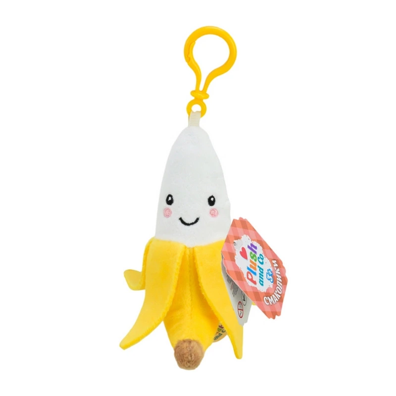 М'яка іграшка-брелок "Банан" PLC25090, розмір 13 см