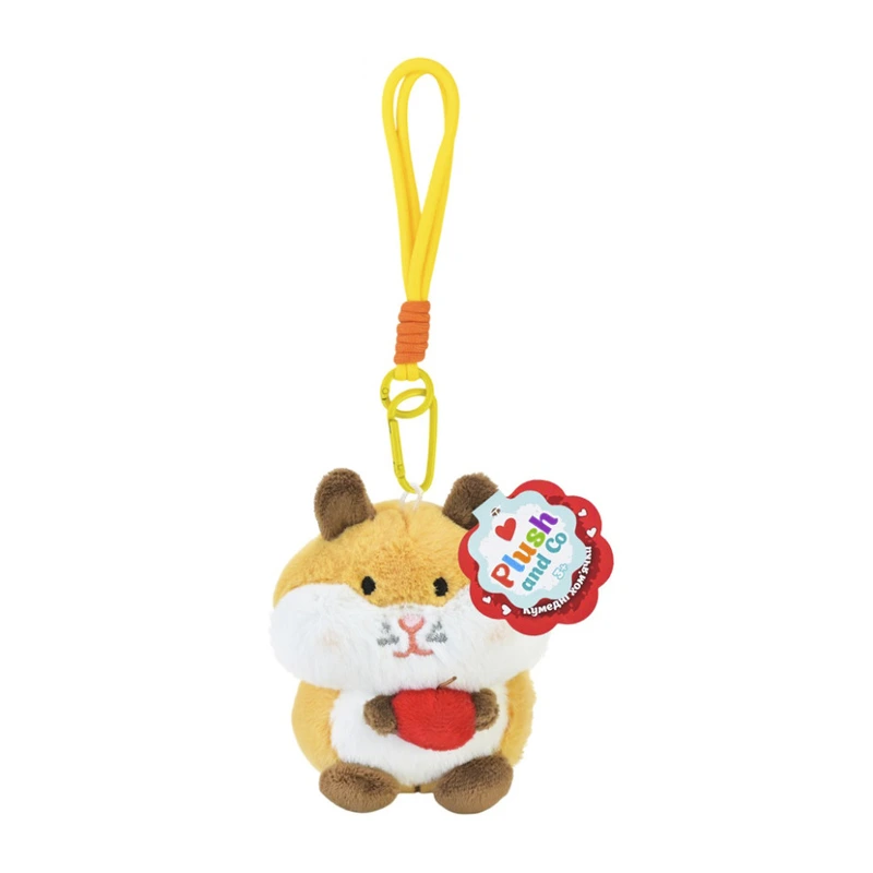 М'яка іграшка-брелок "Хом'ячок" PLC25003-1, 8х5х11 см — Plush and Co
