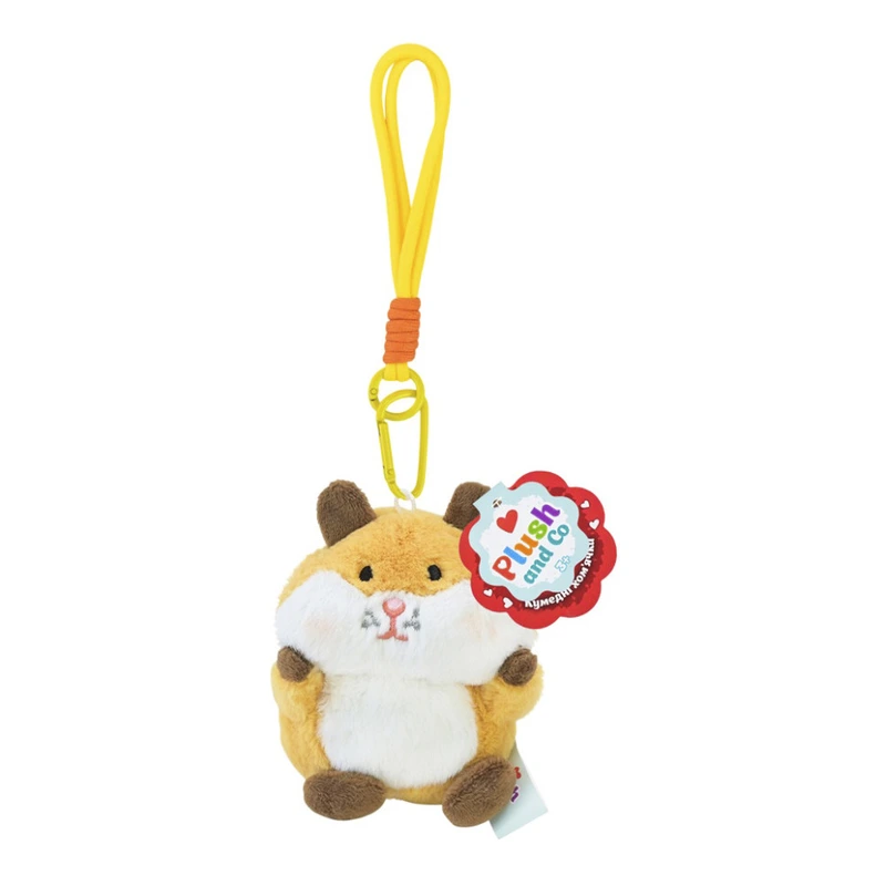 М'яка іграшка-брелок "Хом'ячок" PLC25003-3, 8х5х11 см — Plush and Co