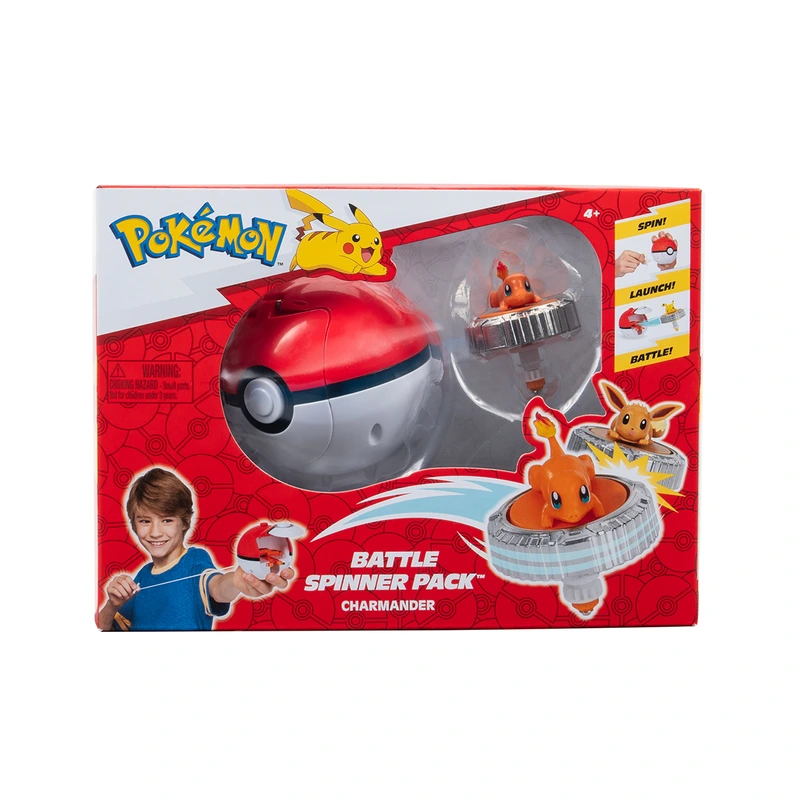 Ігровий набір POKEMON - ЧАРМАНДЕР (спінер, покебол)