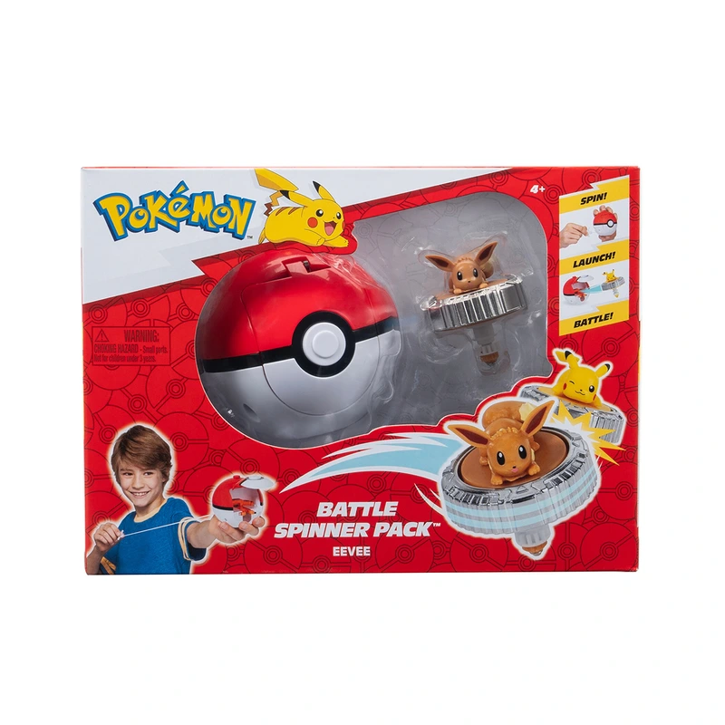 Ігровий набір POKEMON - ІВІ (спінер, покебол)