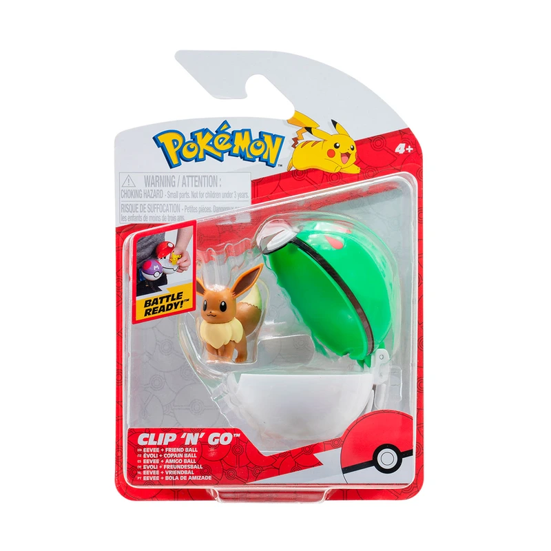 Ігровий набір POKEMON W16 - ІВІ У ПОКЕБОЛІ (ігрова фігурка, покебол) — Pokemon