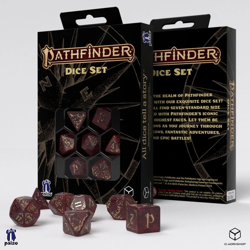 Набір кубиків Pathfinder Avistan Dice set (7) — Q-Workshop