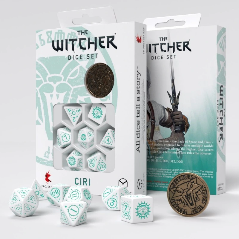 Набір кубиків The Witcher Dice Set. Ciri - The Law of Surprise (7) — Q-Workshop