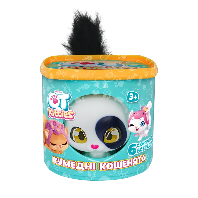 Ігровий набір QT KITTIES – КОШЕНЯ КЕНДІ (фігурка, будиночок, аксесуари) — QT Kitties