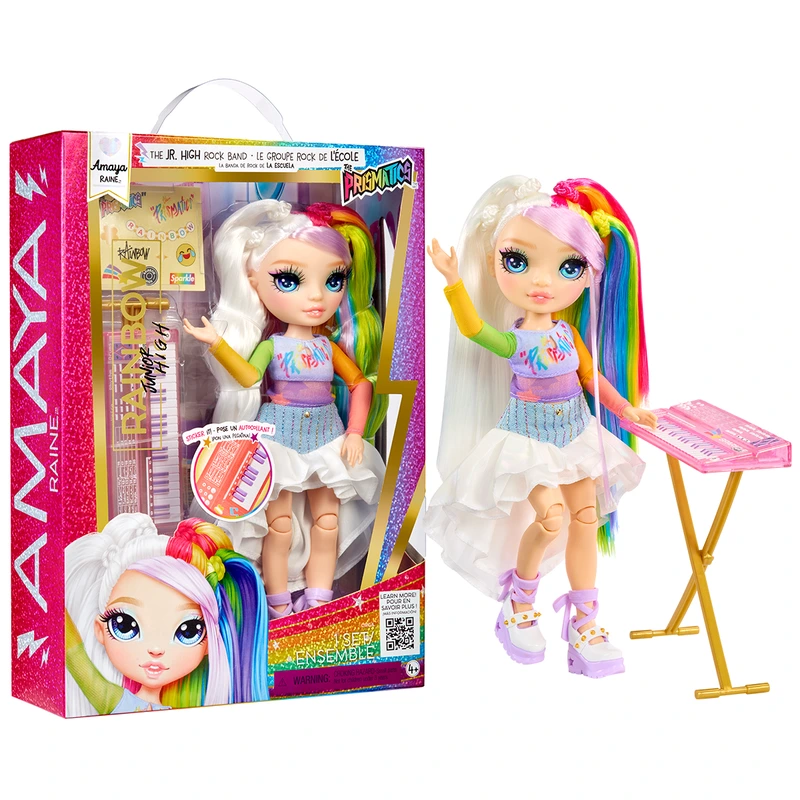 Лялька RAINBOW HIGH серії "Junior High Rockband" - АМАЯ (з аксес.)