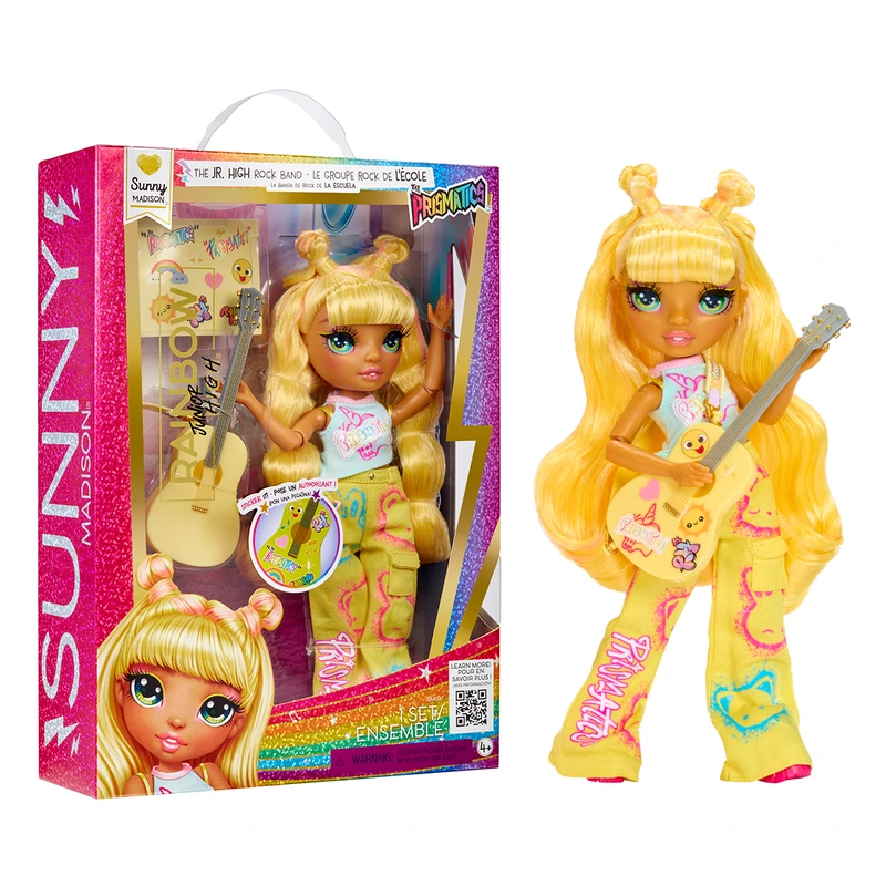 Лялька RAINBOW HIGH серії "Junior High Rockband" - САННІ (з аксес.)