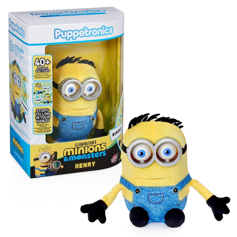 Інтерактивна м'яка іграшка PUPPETRONIC BY REAL FX Palm серії "Посіпаки" - ГЕНРІ — REAL FX