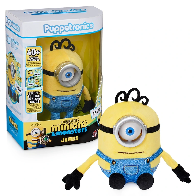 Інтерактивна м'яка іграшка PUPPETRONIC BY REAL FX Palm серії "Посіпаки" - ДЖЕЙМС — REAL FX