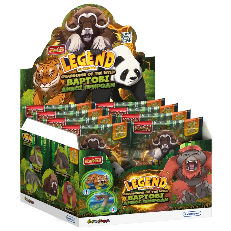 Дисплей стретч-іграшок у вигляді тварини – ВАРТОВІ ДИКОЇ ПРИРОДИ (10 шт.) — #sbabam