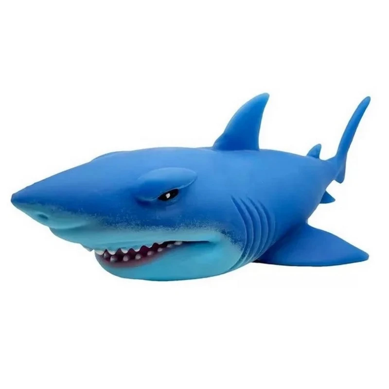 Стретч-іграшка у вигляді тварини – ГІГАНТСЬКА АКУЛА (синя)