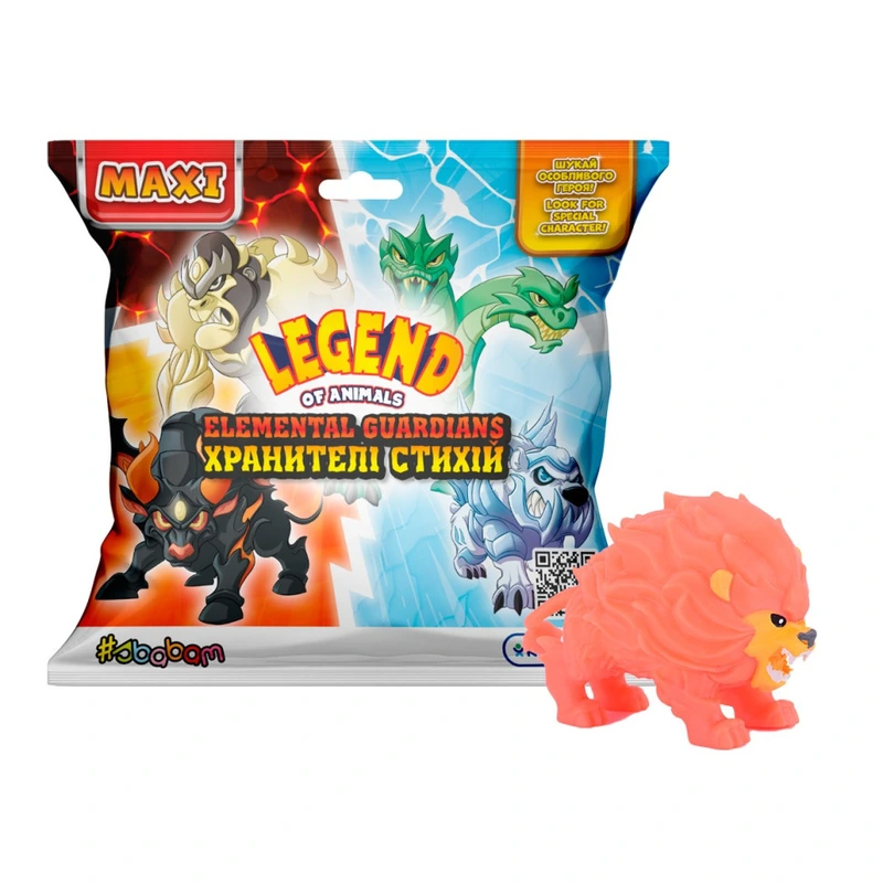 Стретч-іграшка у вигляді тварини "Хранителі стихій" #sbabam 162/CN23 серії Legend of animals — #sbabam