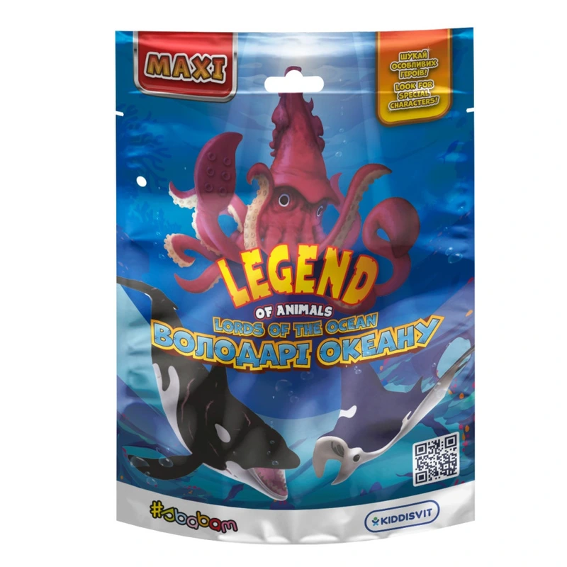 Стретч-іграшка у вигляді тварини "Володарі океану" #sbabam 168/CN23 в асортименті — #sbabam