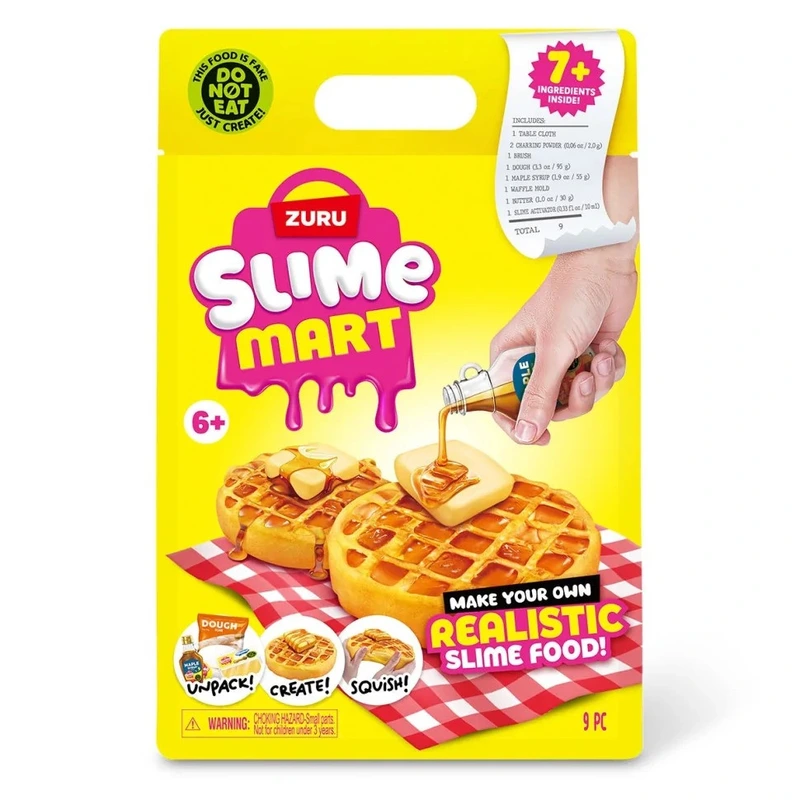 Ігровий набір зі слаймами SLIME MART серії "Shopping Bag" – БЕЛЬГІЙСЬКІ ВАФЛІ — Slime Mart