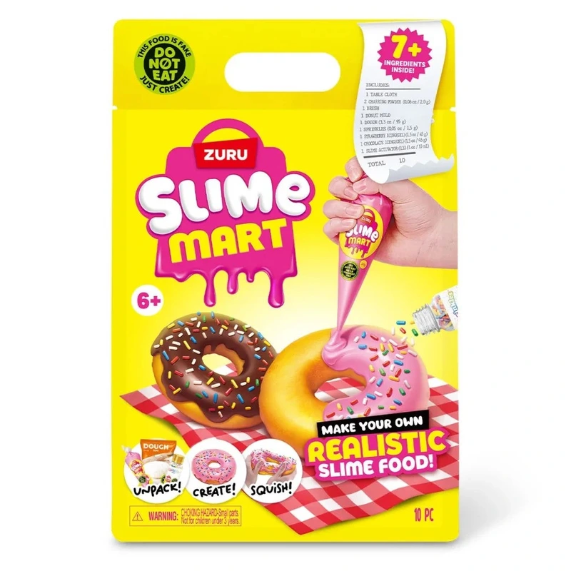 Ігровий набір зі слаймами "Пончик" Slime Mart серії 15901B "Shopping Bag" — Slime Mart