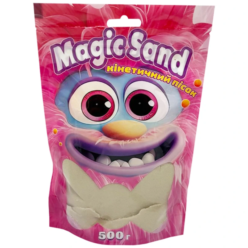 Креативна творчість "Кінетичний пісок Magic sand" 39403-1 класичний 500 грам — Strateg