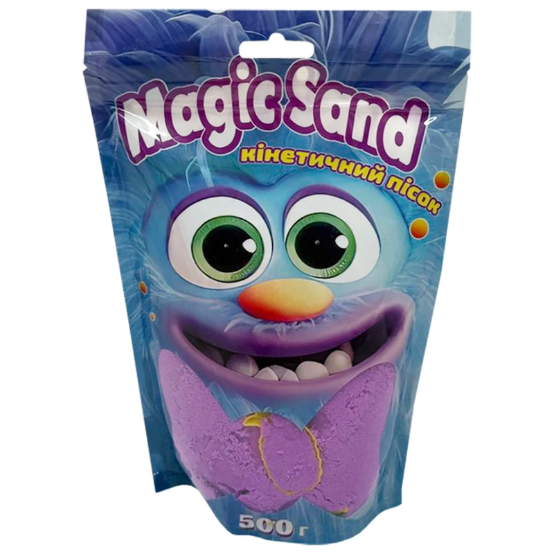 Креативна творчість "Кінетичний пісок Magic sand" 39403-4 фіолетовий 500 грам — Strateg