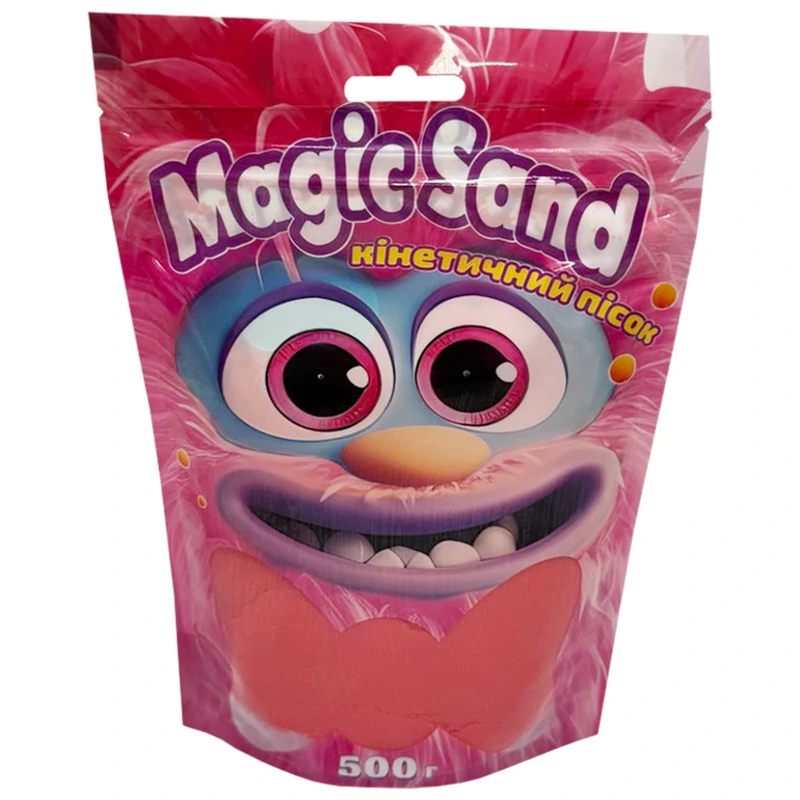 Креативна творчість "Кінетичний пісок Magic sand" 39403-6 червоний 500 грам — Strateg