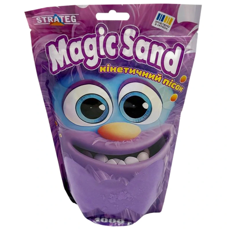 Креативна творчість "Кінетичний пісок Magic sand" 39404-4 фіолетовий 1 кг — Strateg