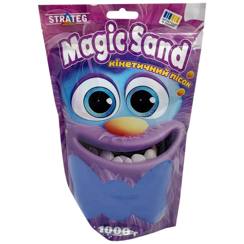 Креативна творчість "Кінетичний пісок Magic sand" 39404-9 синій 1 кг — Strateg