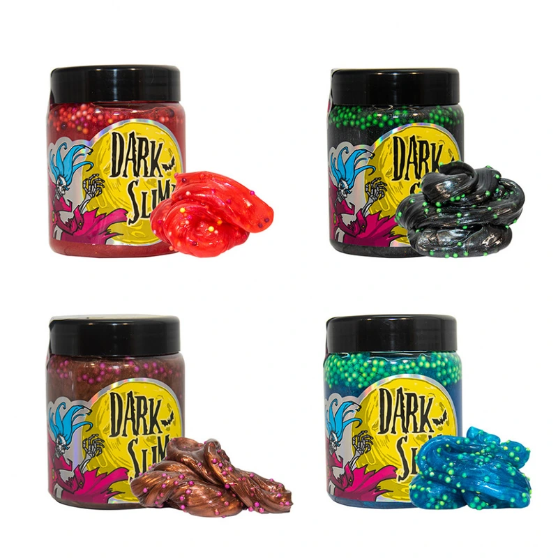 Слайм "Dark slime - з кульками" 71831 (укр.) - 0,250 кг — Strateg