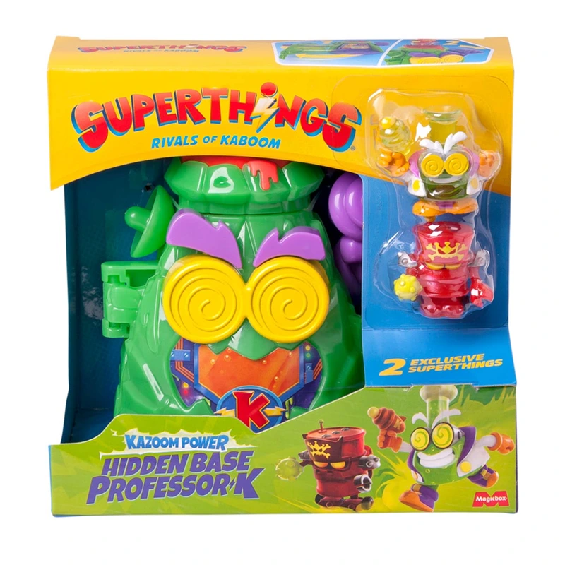 Ігровий набір SUPERTHINGS серії "Kazoom Power" - ПРИХОВАНА БАЗА ПРОФЕСОРА К