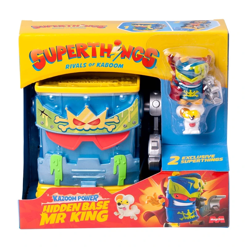 Ігровий набір SUPERTHINGS серії "Kazoom Power" - ПРИХОВАНА БАЗА МІСТЕРА КІНГА