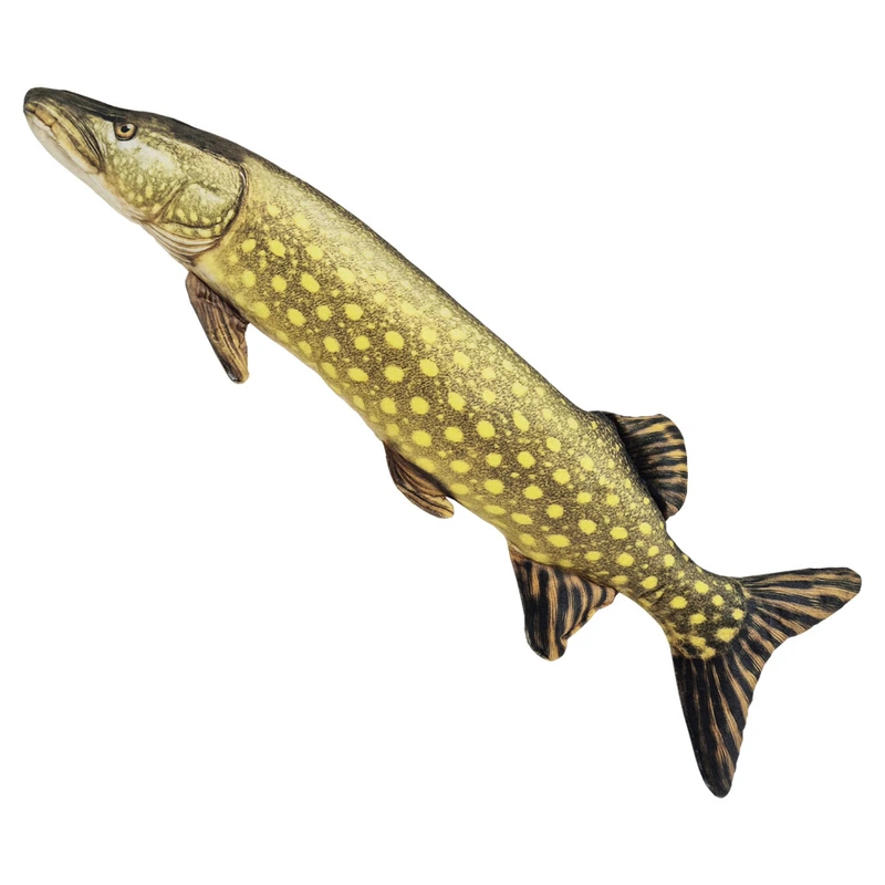 Дитяча м'яка іграшка "Щука" PIK-e розмір 65 см — Сувенір-декор