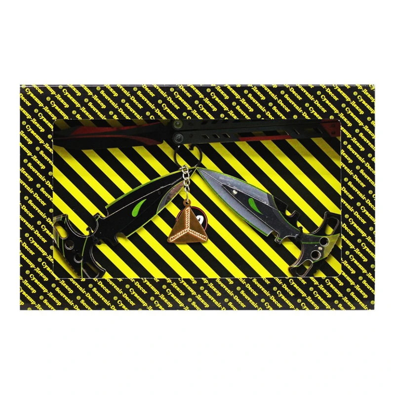 Набір сувенірних ножів дерев'яних SO-2 "МЕТЕЛЬ BLACK WIDOW & HARMONY daggers" SO2-11-B