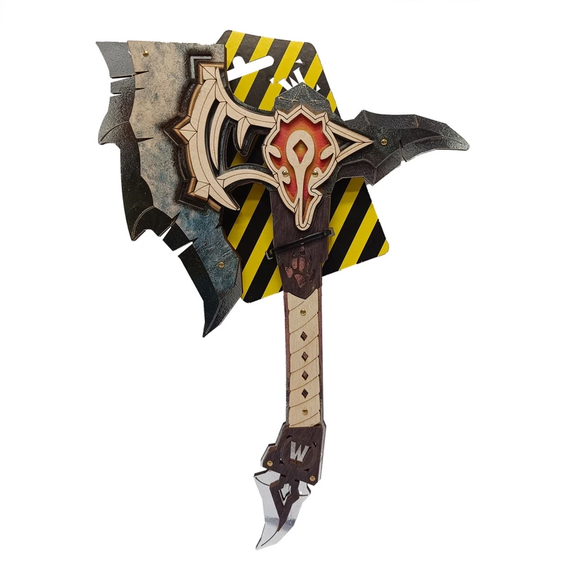 Сокира дерев'яна сувенірна "ОРКОВ CHROM-PRINT" ORK-CH — Сувенір-декор