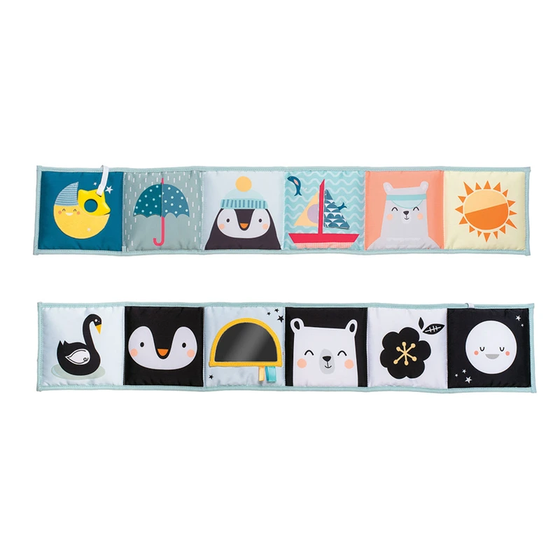 Розвиваюча книжка-розкладушка колекції "Полярне сяйво" - ВЕСЕЛІ ПРИГОДИ