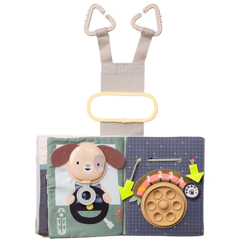 Центр, що розвиває, для автомобіля колекції "Квітуча фантазія" – КНИЖКА МАНДРІВНИКА — Taf Toys