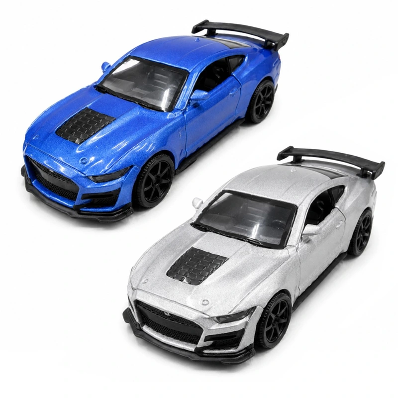 Автомодель – FORD MUSTANG SHELBY GT500 2024 (сірий, синій) — TechnoDrive