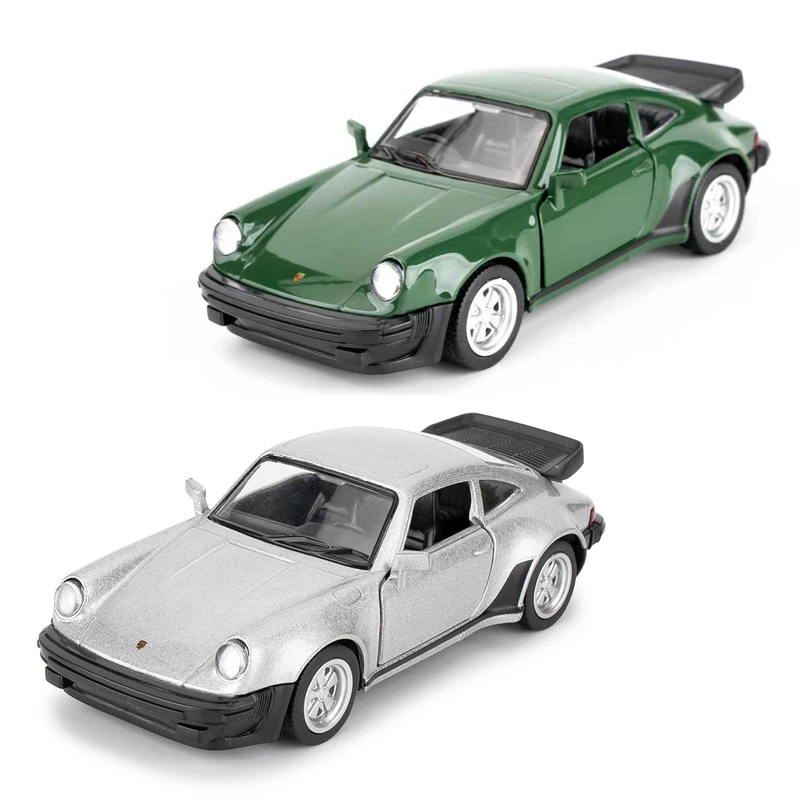 Автомодель - PORSCHE 911 TURBO 3.3 1978 (сірий, темно-зелений) — TechnoDrive