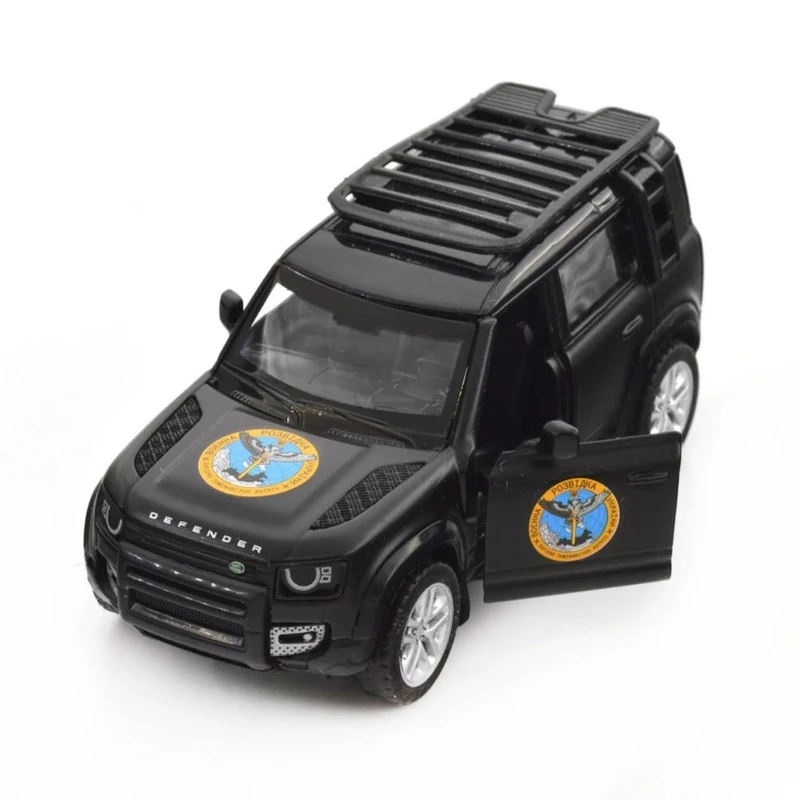 Автомодель серії "Шеврони Героїв" - LAND ROVER DEFENDER 110 - "ГУР МО"
