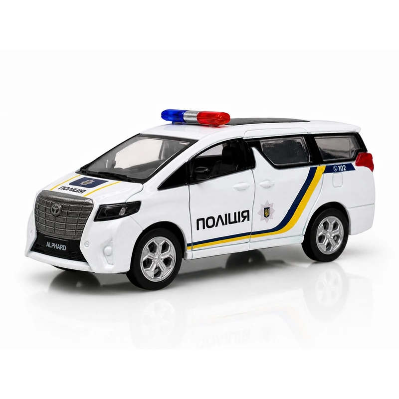 Автомодель дитяча Toyota Alphard "Поліція" TechnoDrive KM260417P, масштаб 1:40 — TechnoDrive