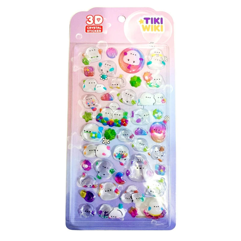 Набір 3D-наліпок TIKI WIKI серії "Crystal" – ТІКІ КАЗКА — Tiki Wiki