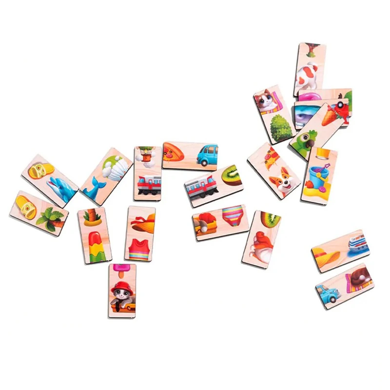 Дерев'яне доміно "Половинки" (ПСД266) PSD266 — Ubumblebees