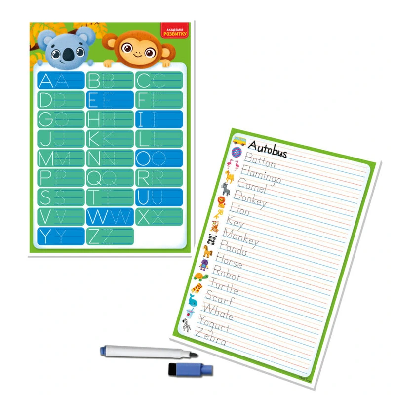 Дошка-тренажер "English" Vladi Toys VT5010-28 (укр) — Vladi Toys