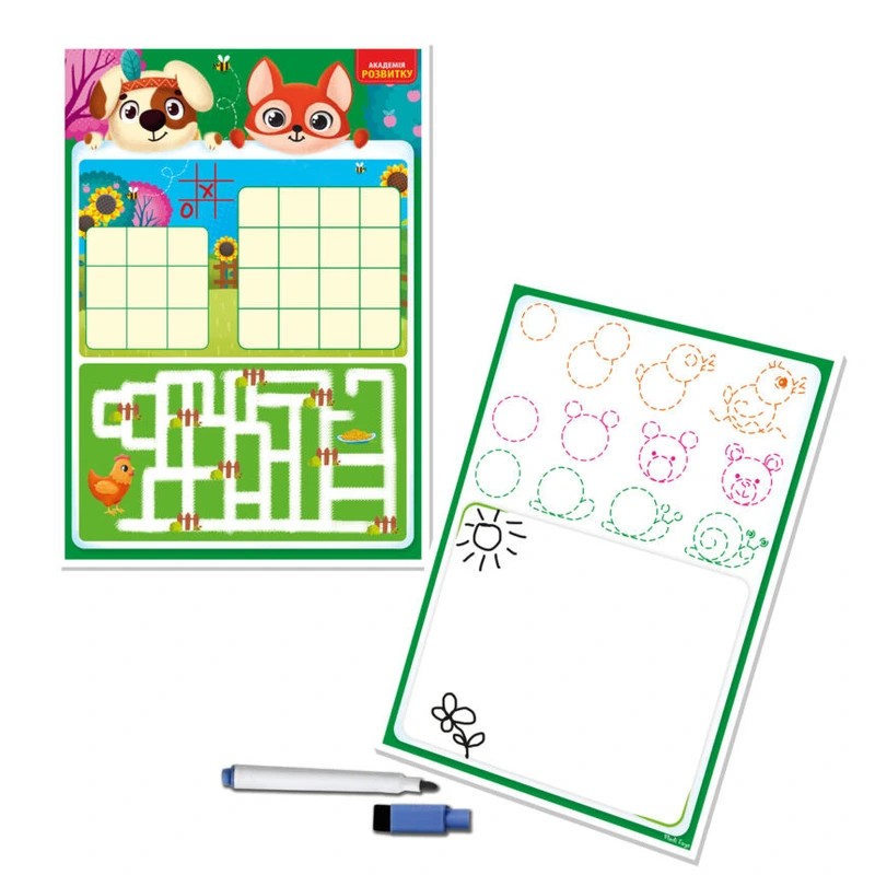 Дошка-тренажер "Розважальна" Vladi Toys VT5010-30 (укр) — Vladi Toys