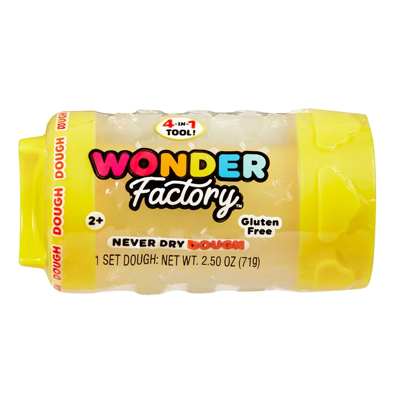Маса для ліплення, що не засихає, WONDER FACTORY – СВІТ КОЛЬОРУ ТА ФОРМИ (в асорт., в дисп.) — Wonder Factory